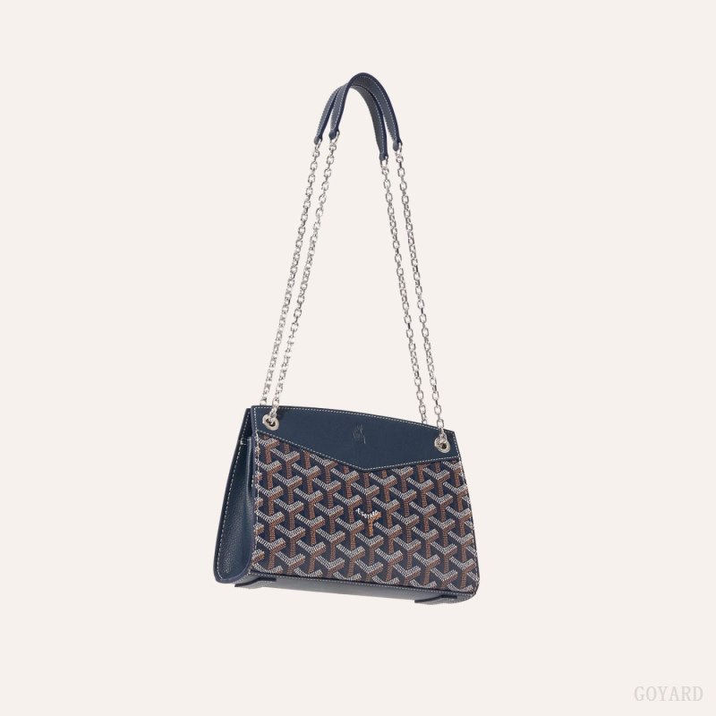 Bolsas Goyard Rouette Structuré Mini Bag Azul Marinho Azuis | GY-GUZ4944