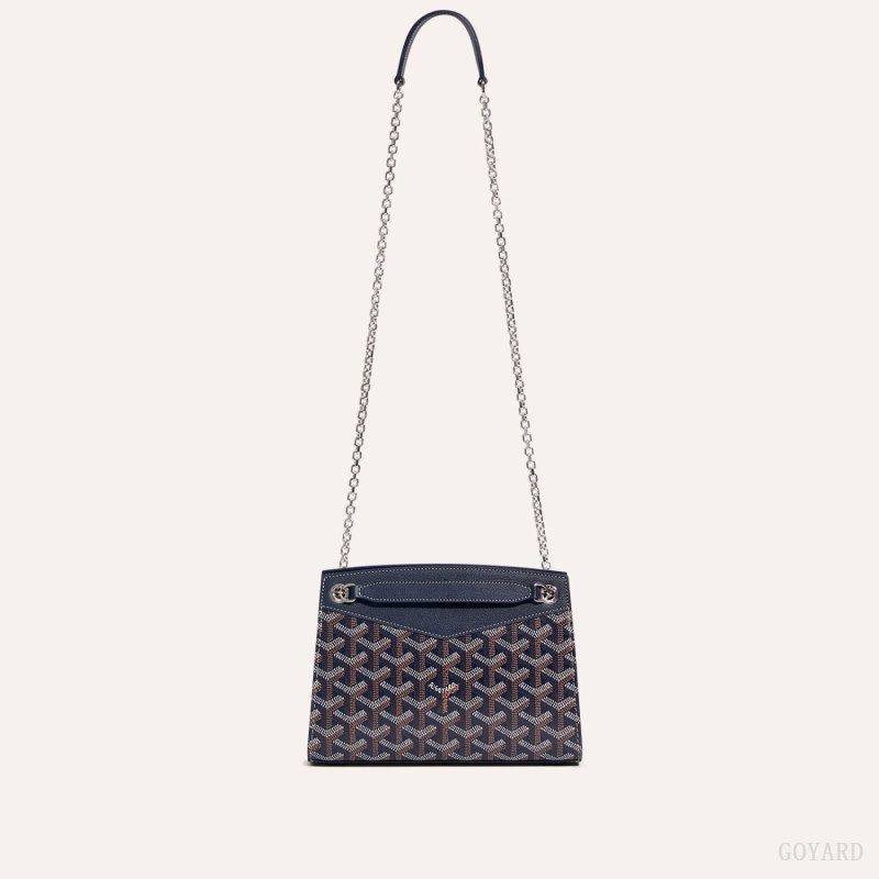 Bolsas Goyard Rouette Structuré Mini Bag Azul Marinho Azuis | GY-GUZ4944