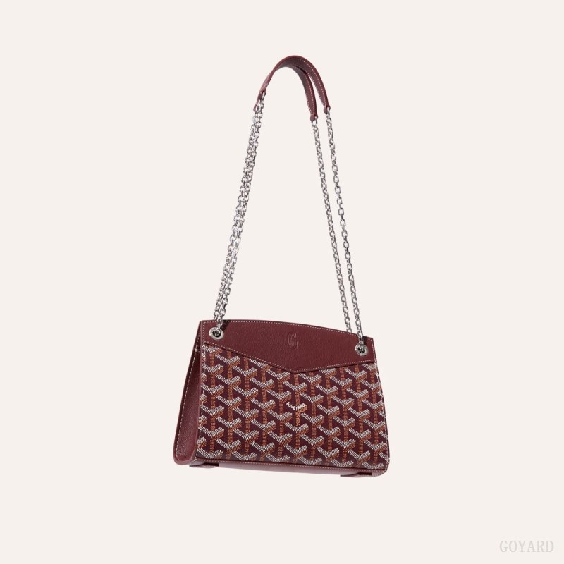 Bolsas Goyard Rouette Structuré Mini Bag Bordeaux | GY-VJK6966