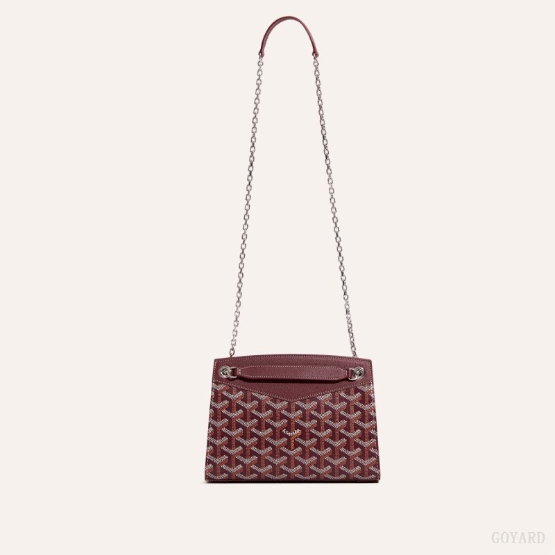 Bolsas Goyard Rouette Structuré Mini Bag Bordeaux | GY-VJK6966