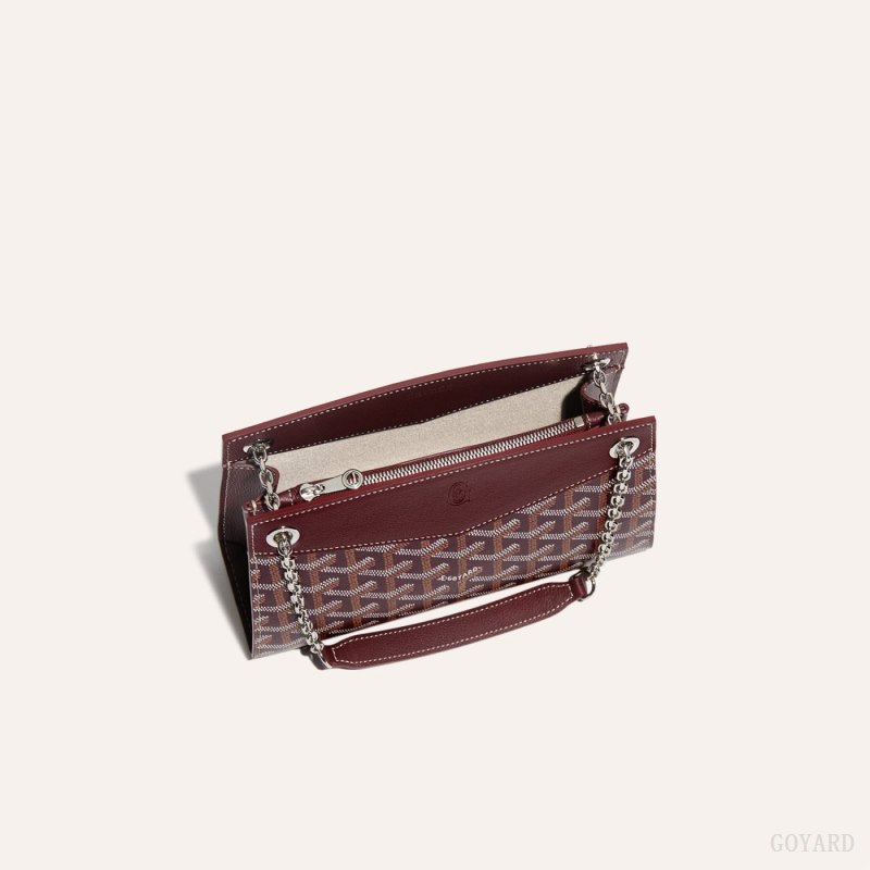 Bolsas Goyard Rouette Structuré Mini Bag Bordeaux | GY-VJK6966
