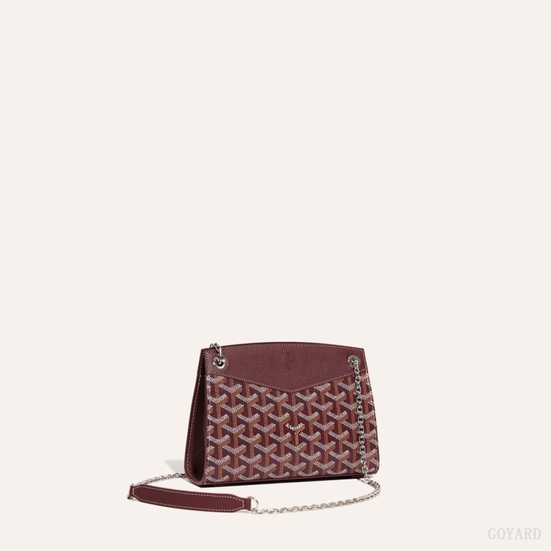 Bolsas Goyard Rouette Structuré Mini Bag Bordeaux | GY-VJK6966