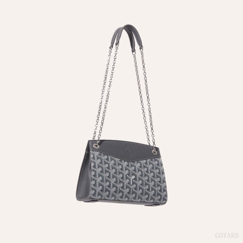 Bolsas Goyard Rouette Structuré Mini Bag Cinzentas | GY-QZN9328