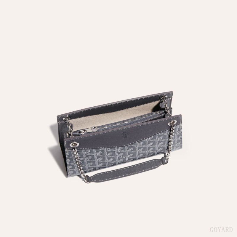 Bolsas Goyard Rouette Structuré Mini Bag Cinzentas | GY-QZN9328