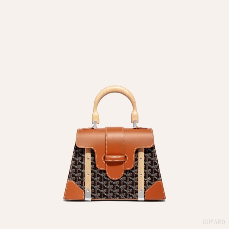 Bolsas Goyard SAÏGON PM BAG Pretas Marrom | GY-IQY7393