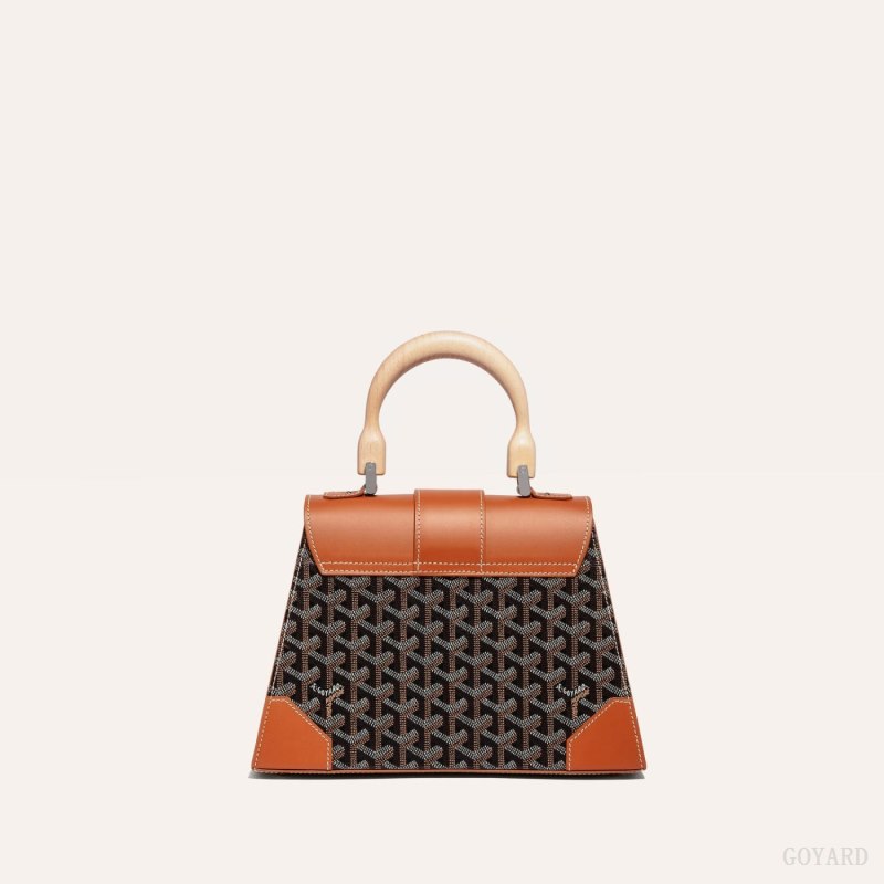 Bolsas Goyard SAÏGON PM BAG Pretas Marrom | GY-IQY7393