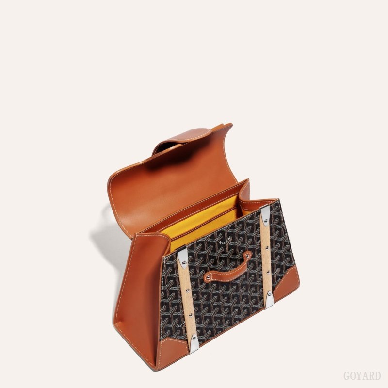 Bolsas Goyard SAÏGON PM BAG Pretas Marrom | GY-IQY7393
