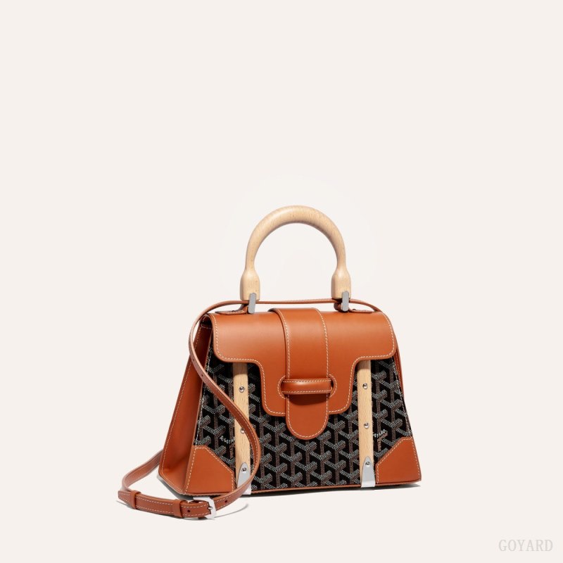 Bolsas Goyard SAÏGON PM BAG Pretas Marrom | GY-IQY7393