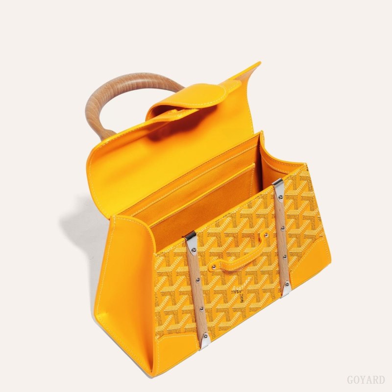 Bolsas Goyard SAÏGON STRUCTURE MINI BAG Amarelas | GY-XMC1393