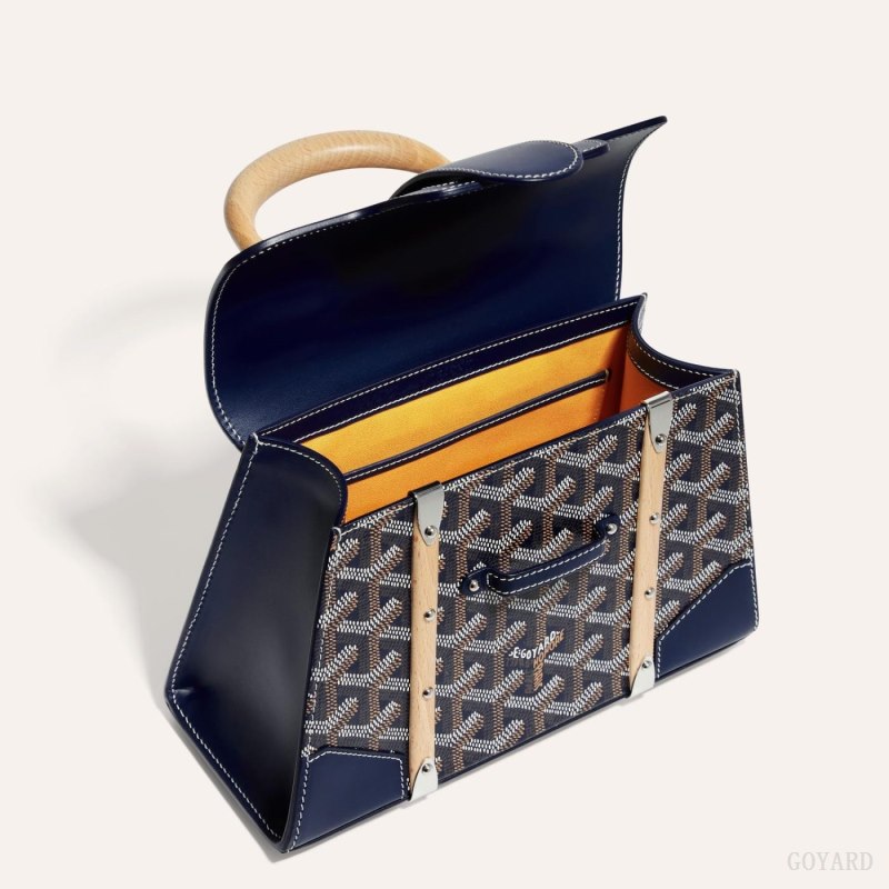Bolsas Goyard SAÏGON STRUCTURE MINI BAG Azul Marinho Azuis | GY-YMZ9532