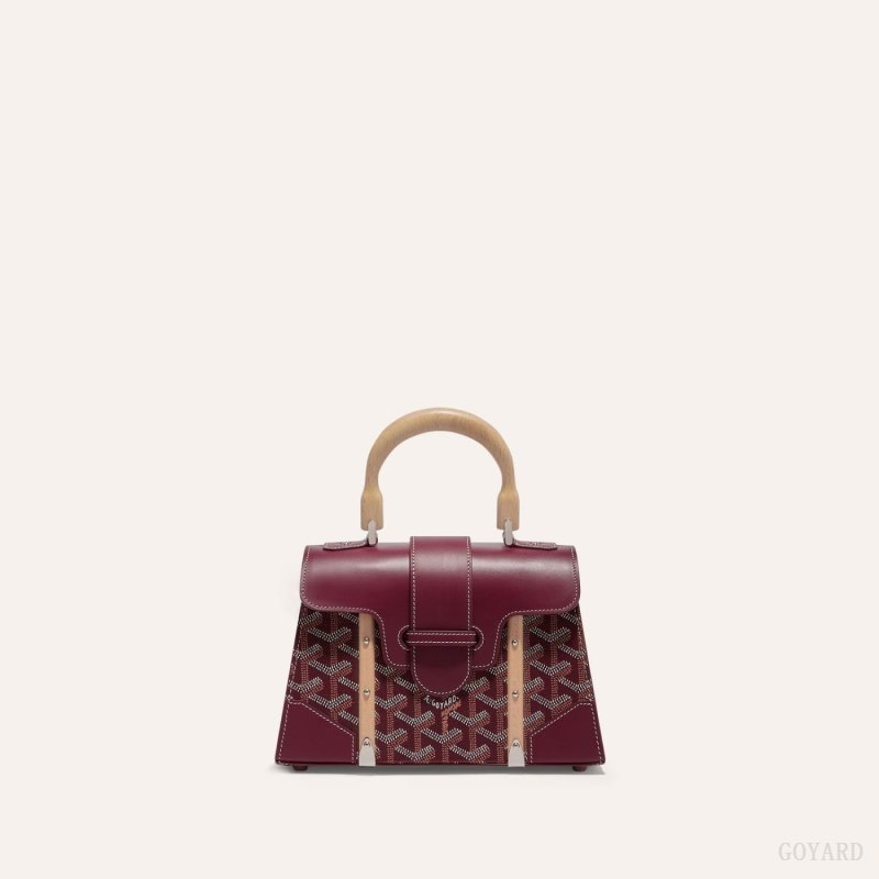 Bolsas Goyard SAÏGON STRUCTURE MINI BAG Bordeaux | GY-GSG5118