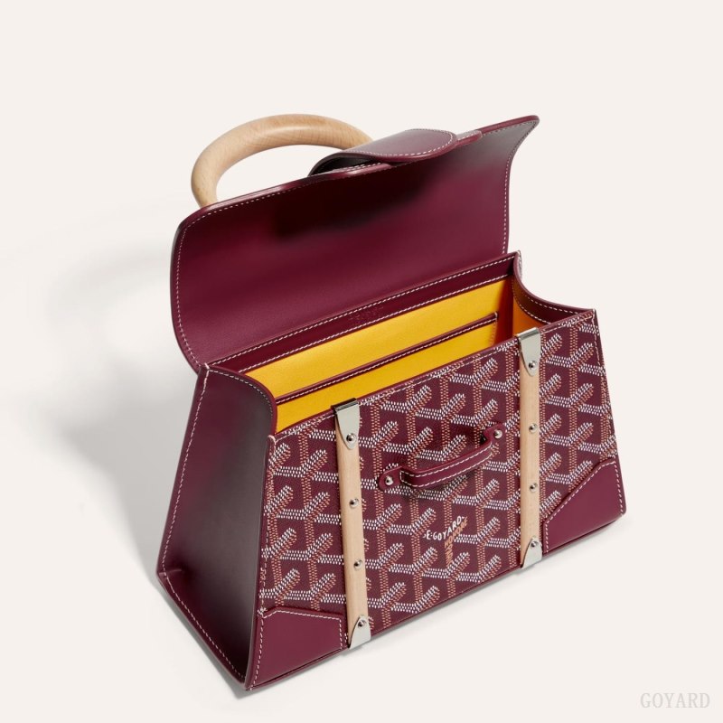 Bolsas Goyard SAÏGON STRUCTURE MINI BAG Bordeaux | GY-GSG5118