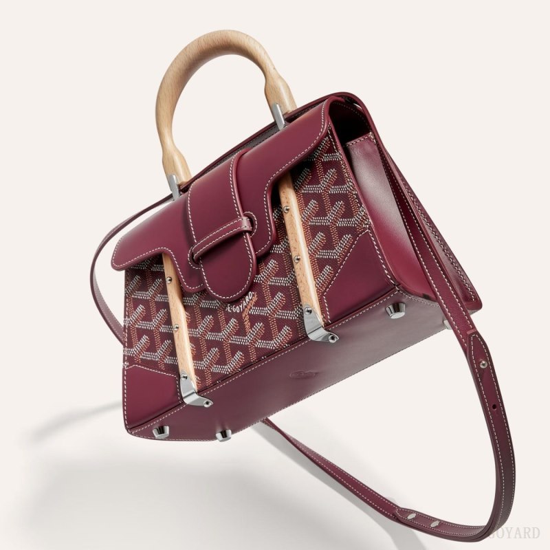 Bolsas Goyard SAÏGON STRUCTURE MINI BAG Bordeaux | GY-GSG5118
