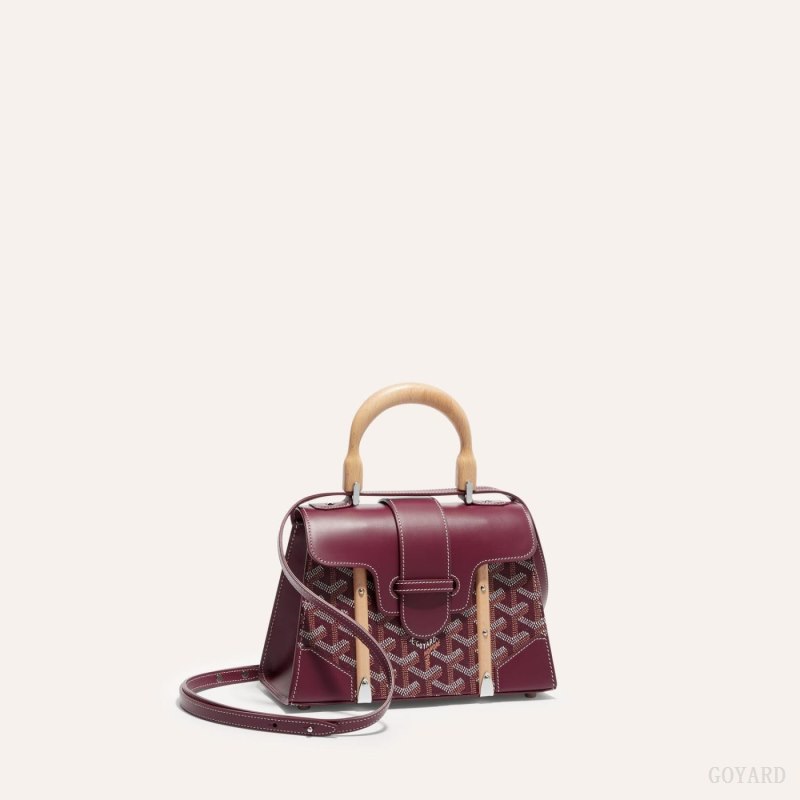 Bolsas Goyard SAÏGON STRUCTURE MINI BAG Bordeaux | GY-GSG5118