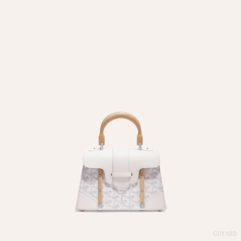 Bolsas Goyard SAÏGON STRUCTURE MINI BAG Branco | GY-YYO6003