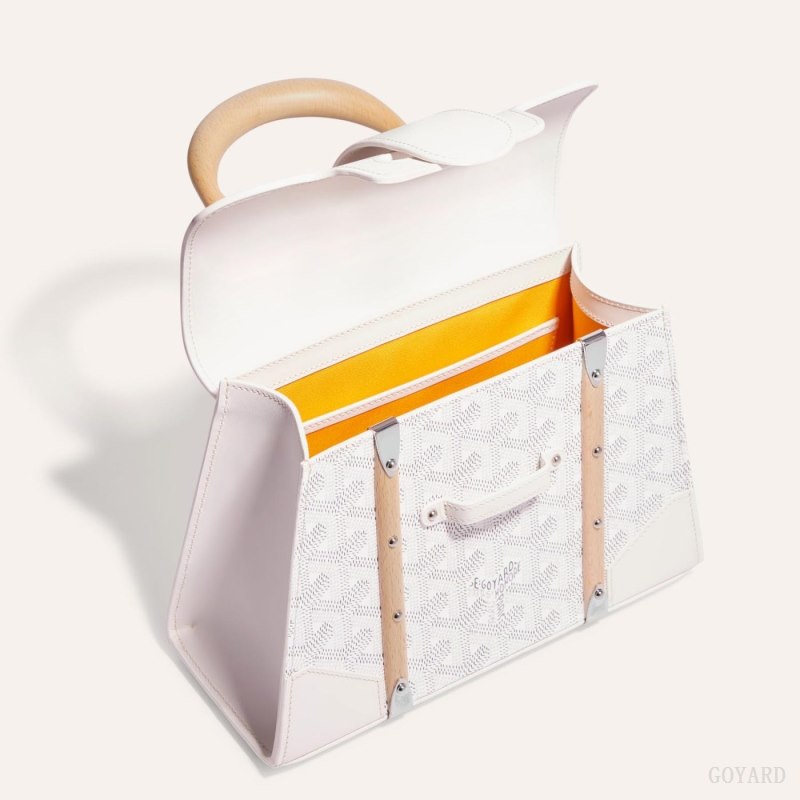 Bolsas Goyard SAÏGON STRUCTURE MINI BAG Branco | GY-YYO6003