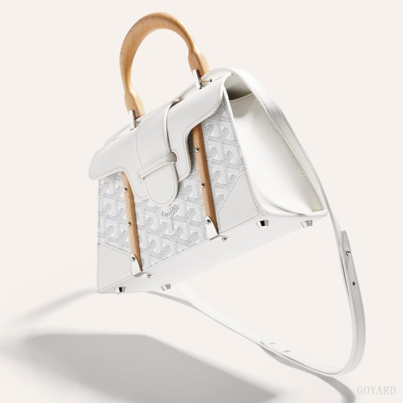 Bolsas Goyard SAÏGON STRUCTURE MINI BAG Branco | GY-YYO6003