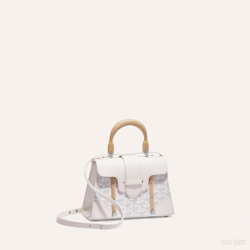 Bolsas Goyard SAÏGON STRUCTURE MINI BAG Branco | GY-YYO6003