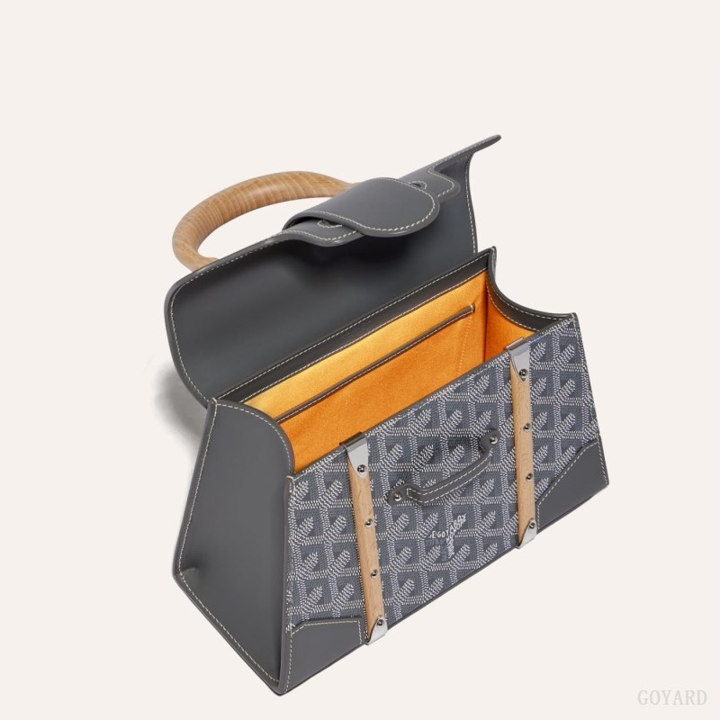 Bolsas Goyard SAÏGON STRUCTURE MINI BAG Cinzentas | GY-IFP8222