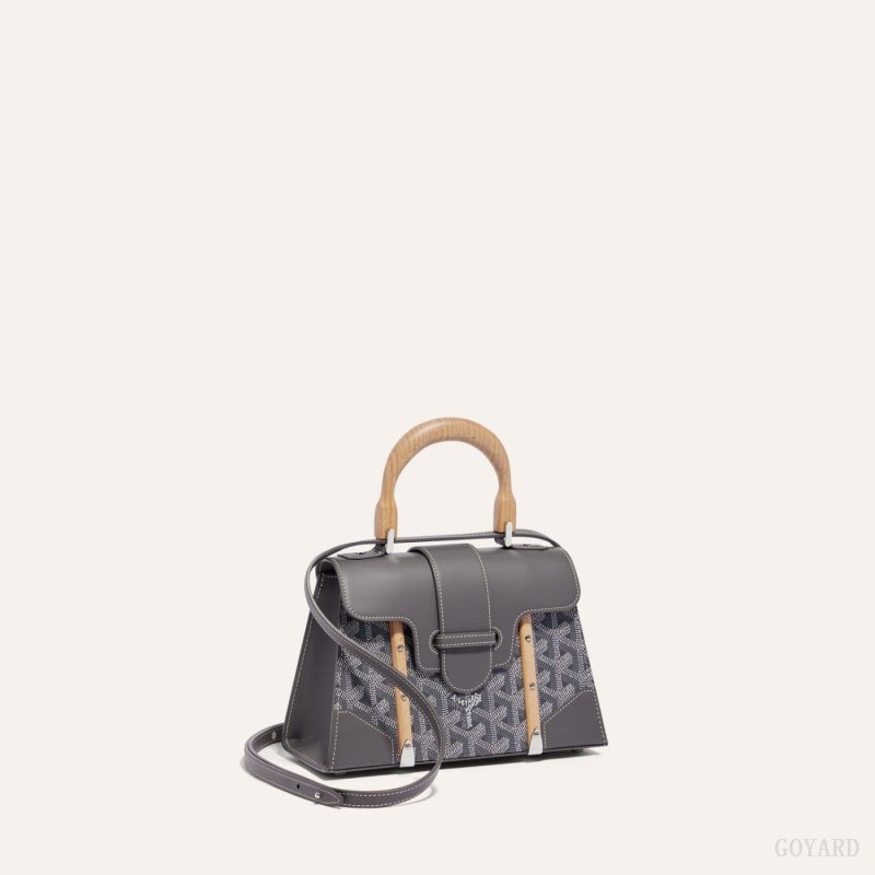Bolsas Goyard SAÏGON STRUCTURE MINI BAG Cinzentas | GY-IFP8222