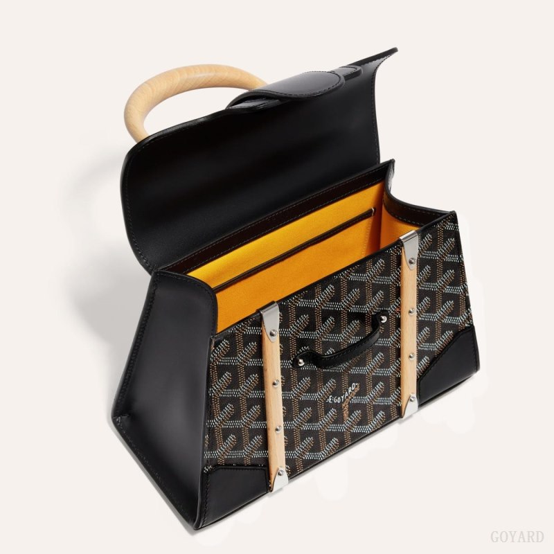 Bolsas Goyard SAÏGON STRUCTURE MINI BAG Pretas | GY-MCB4989