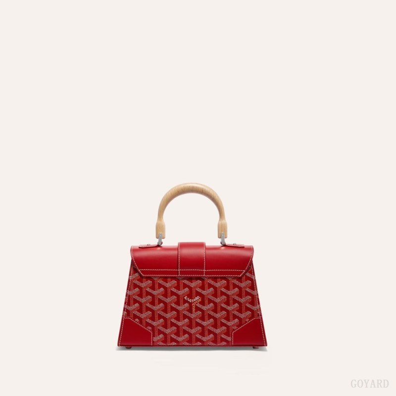 Bolsas Goyard SAÏGON STRUCTURE MINI BAG Vermelhas | GY-OAY5902