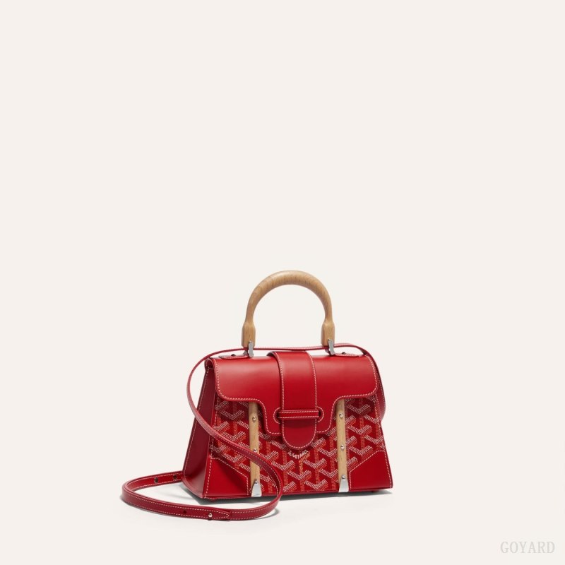 Bolsas Goyard SAÏGON STRUCTURE MINI BAG Vermelhas | GY-OAY5902