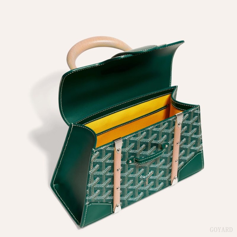 Bolsas Goyard SAÏGON STRUCTURE MINI BAG Verdes | GY-EFD6799