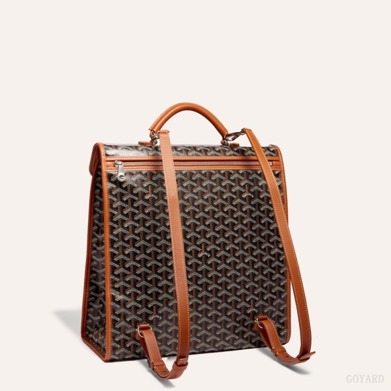 Bolsas Goyard SAINT LEGER BACKPACK Pretas Marrom | GY-CTB2782