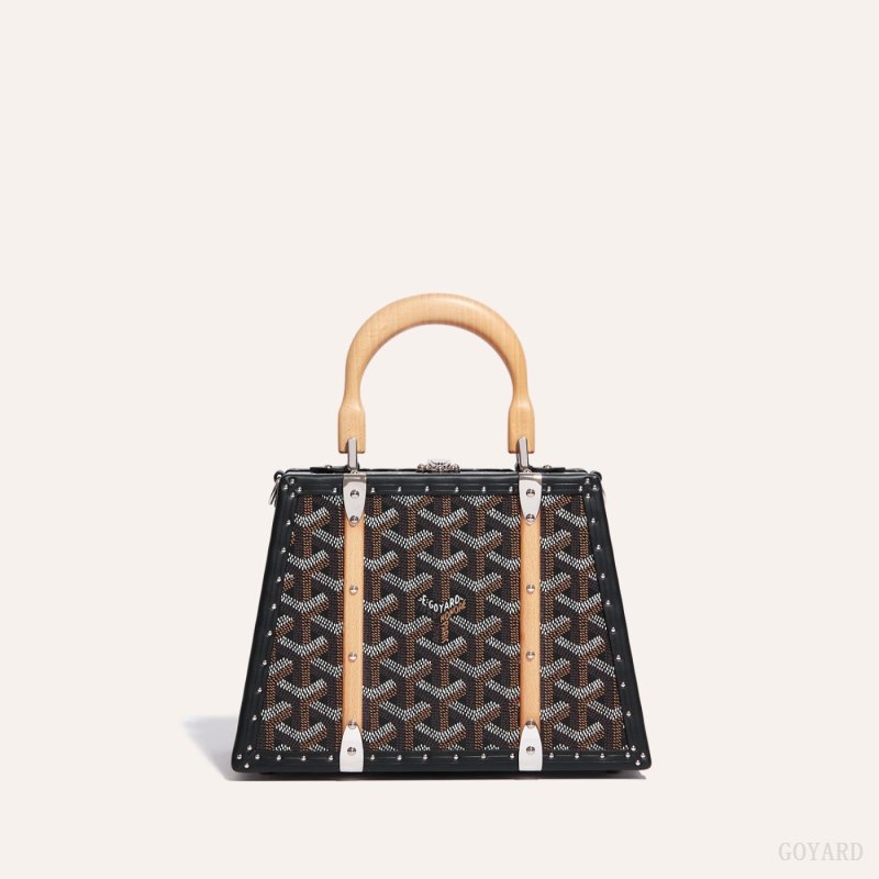 Bolsas Goyard Saïgon Mini Trunk Bag Pretas | GY-UJC9405