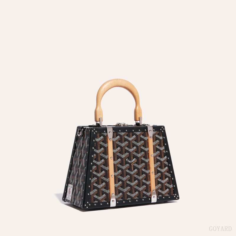 Bolsas Goyard Saïgon Mini Trunk Bag Pretas | GY-UJC9405