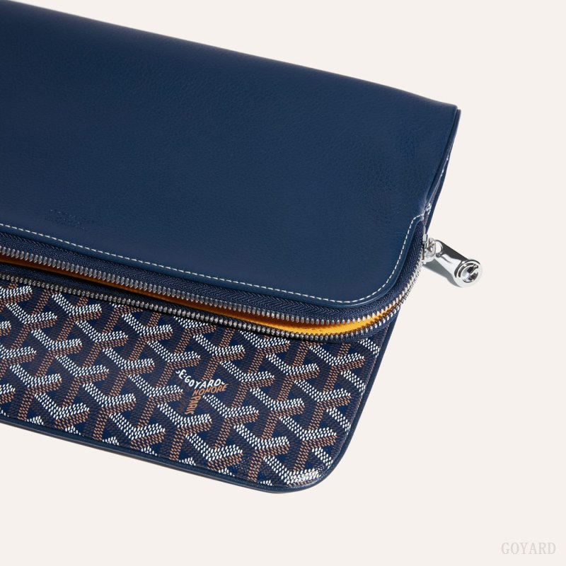 Bolsas Goyard Sainte-Marie GM Clutch Azul Marinho Azuis | GY-YOF8825