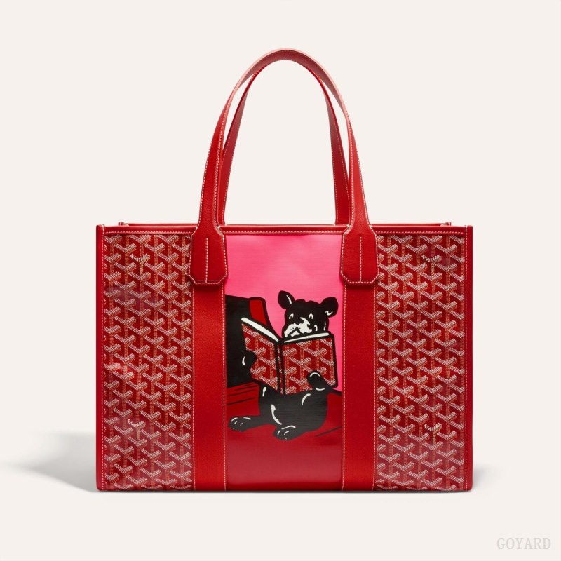 Bolsas Goyard VILLETTE TOTE BAG Vermelhas | GY-IRG6494