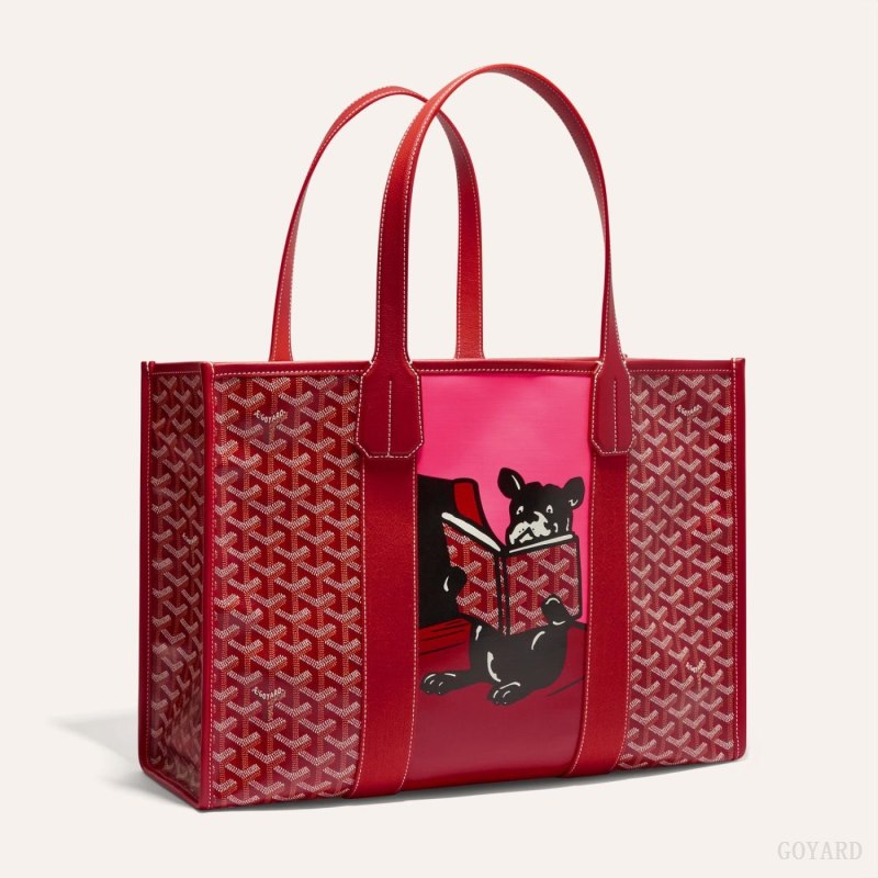 Bolsas Goyard VILLETTE TOTE BAG Vermelhas | GY-IRG6494