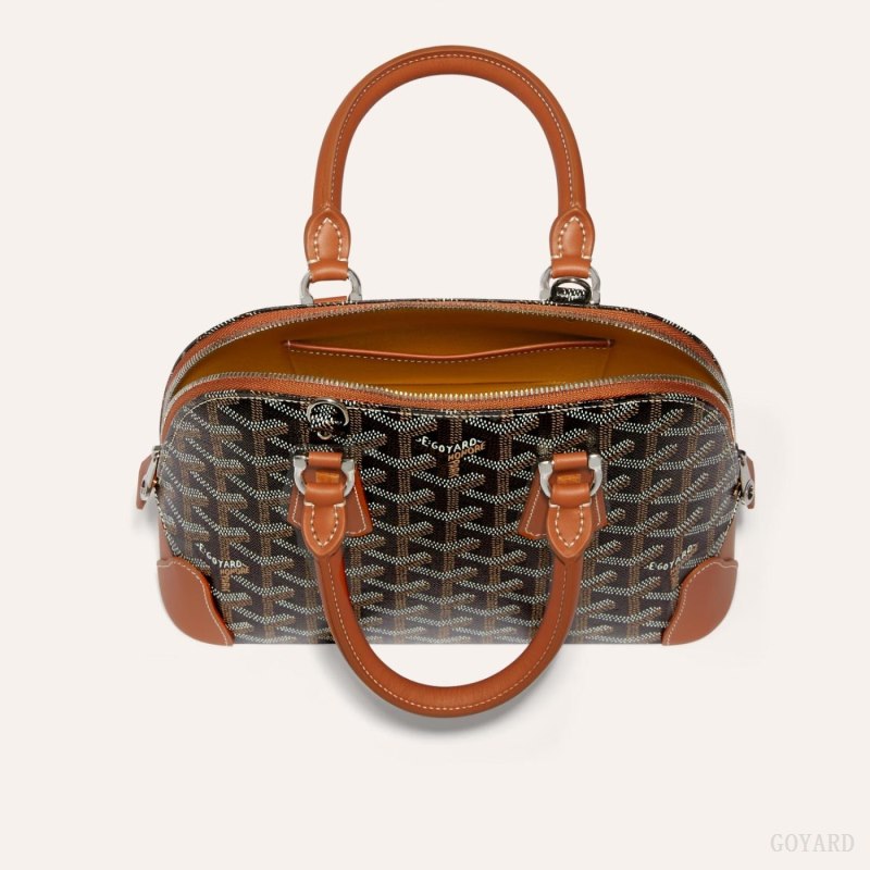 Bolsas Goyard Vendôme Mini Bag Pretas Marrom | GY-JCT6039