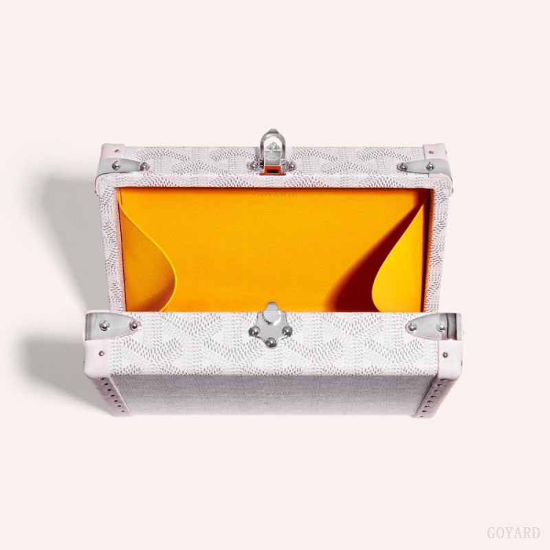 Bolsas Mini Goyard MINAUDIÈRE TRUNK BAG Branco | GY-KBH8082