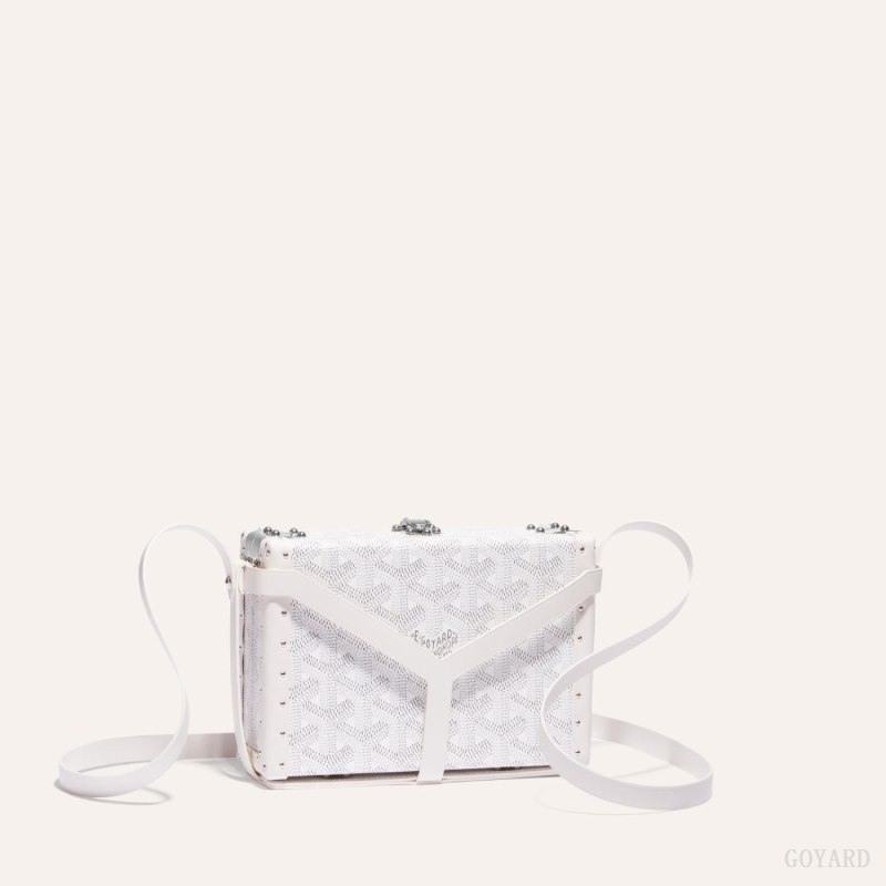 Bolsas Mini Goyard MINAUDIÈRE TRUNK BAG Branco | GY-KBH8082