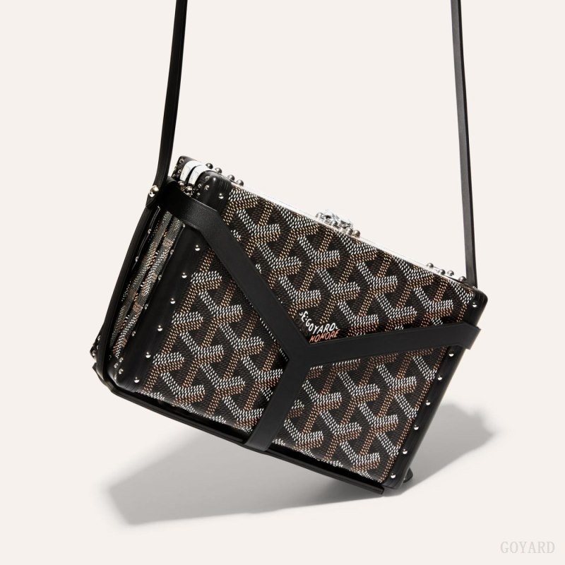 Bolsas Mini Goyard MINAUDIÈRE TRUNK BAG Pretas | GY-EPN7772