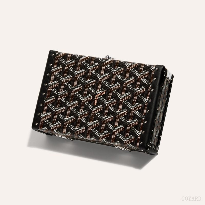Bolsas Mini Goyard MINAUDIÈRE TRUNK BAG Pretas | GY-EPN7772