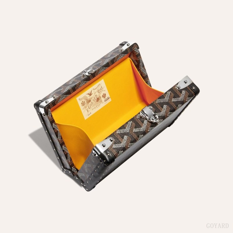 Bolsas Mini Goyard MINAUDIÈRE TRUNK BAG Pretas | GY-EPN7772