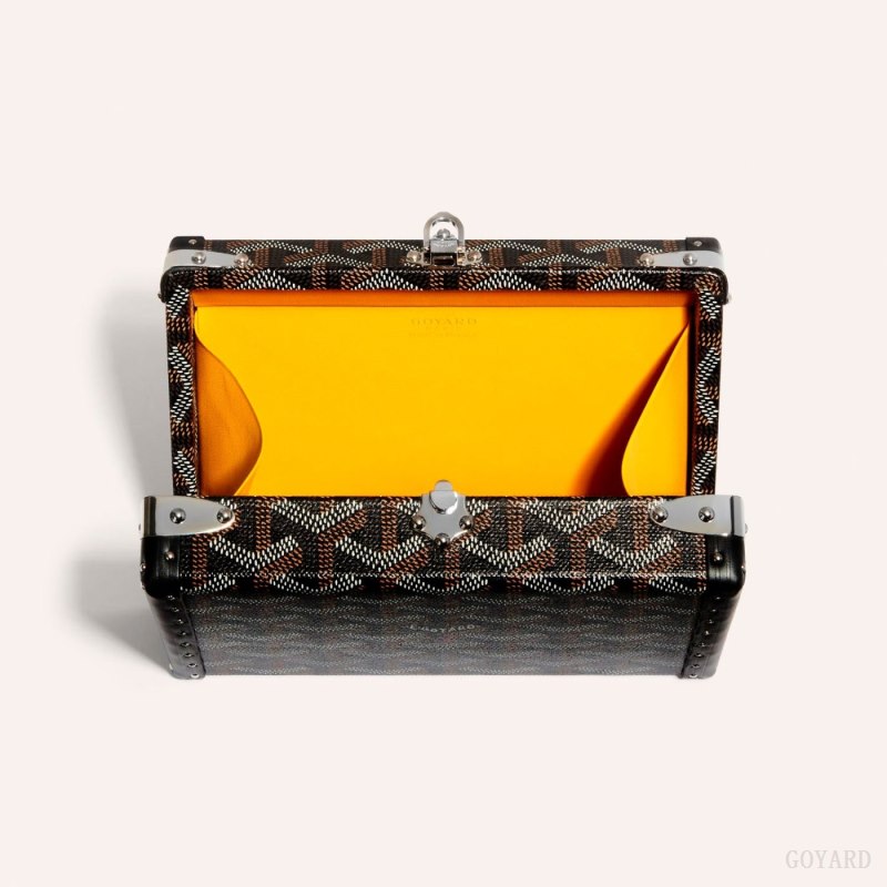 Bolsas Mini Goyard MINAUDIÈRE TRUNK BAG Pretas | GY-EPN7772
