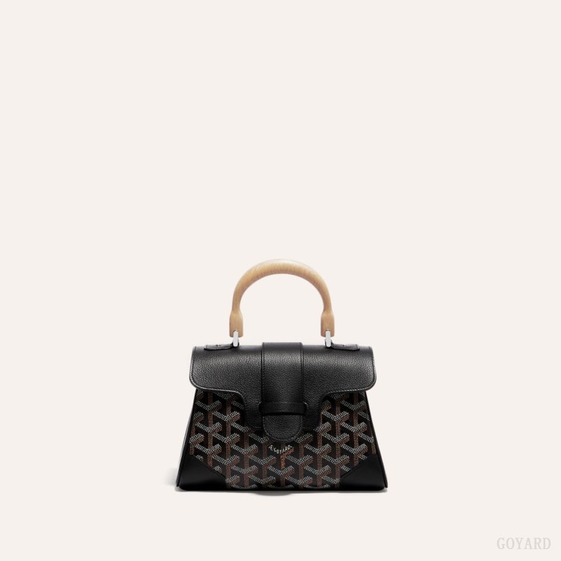 Bolsas Mini Goyard SAIGON SOUPLE MINI BAG Pretas | GY-IRJ1957