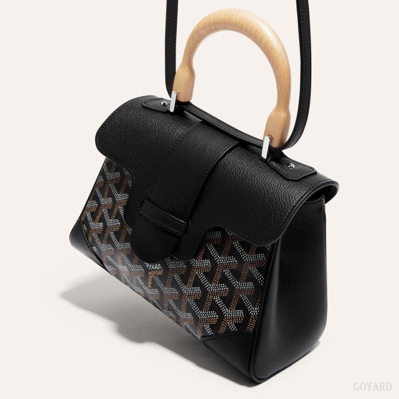 Bolsas Mini Goyard SAIGON SOUPLE MINI BAG Pretas | GY-IRJ1957