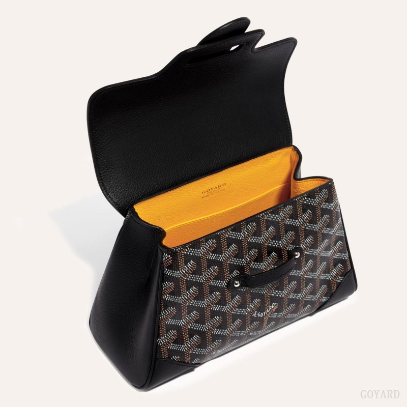 Bolsas Mini Goyard SAIGON SOUPLE MINI BAG Pretas | GY-IRJ1957