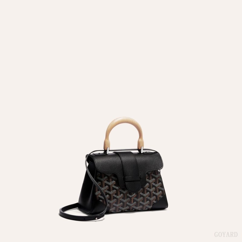Bolsas Mini Goyard SAIGON SOUPLE MINI BAG Pretas | GY-IRJ1957
