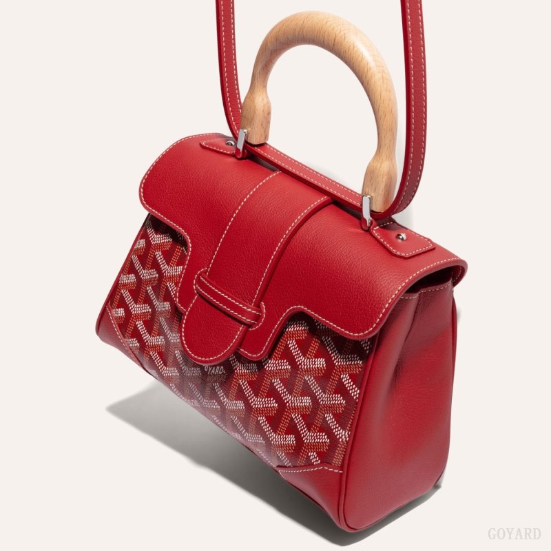 Bolsas Mini Goyard SAIGON SOUPLE MINI BAG Vermelhas | GY-AFZ9608