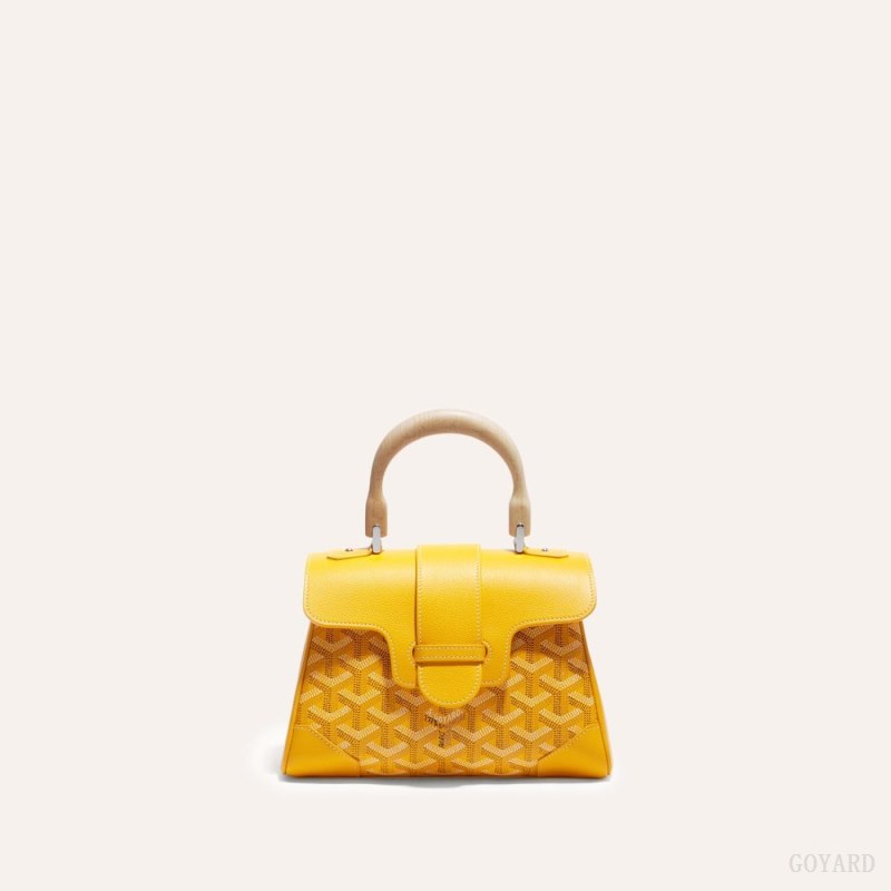 Bolsas Mini Goyard SAIGON SOUPLE MINI BAG Amarelas | GY-HEV2402