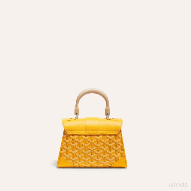 Bolsas Mini Goyard SAIGON SOUPLE MINI BAG Amarelas | GY-HEV2402