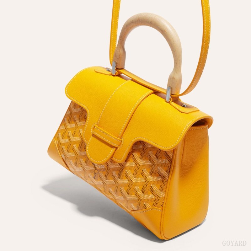 Bolsas Mini Goyard SAIGON SOUPLE MINI BAG Amarelas | GY-HEV2402