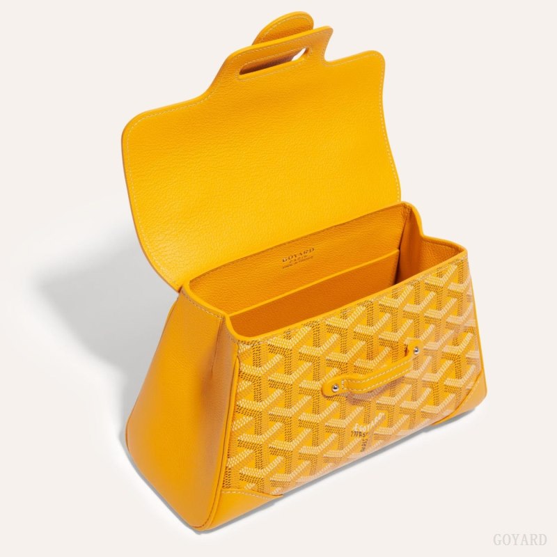 Bolsas Mini Goyard SAIGON SOUPLE MINI BAG Amarelas | GY-HEV2402
